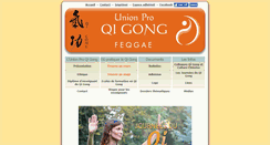 Desktop Screenshot of federationqigong.com